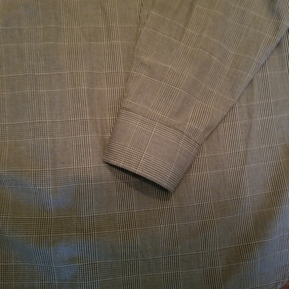 ☘️Host Pick☘️Duck Head Classic Brown Plaid Down Collar N Front Casual LS Shirt - Picture 7 of 9